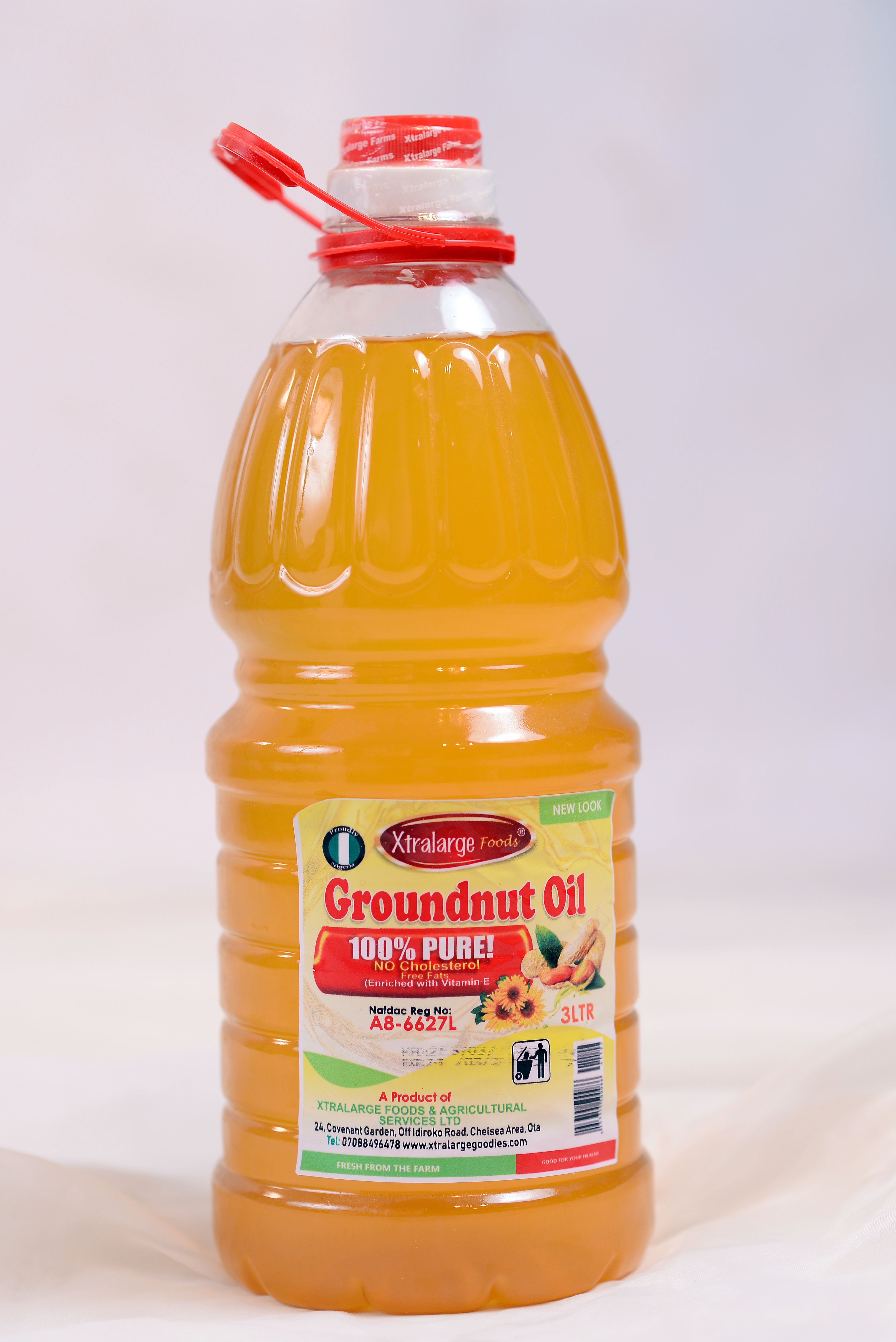 Xtralarge farms Groundnut-oil-3litre