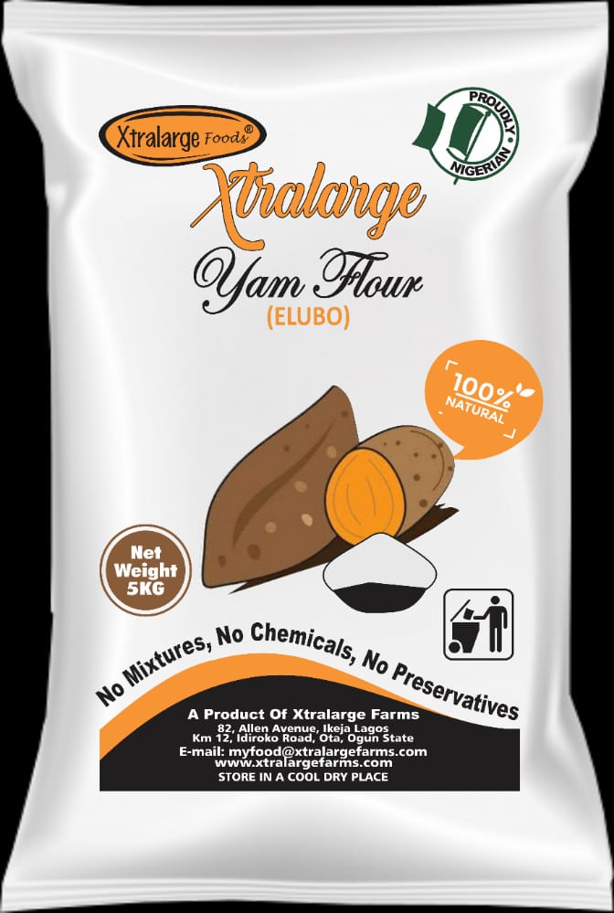 Xtralarge Farm Yam Flour 5KG