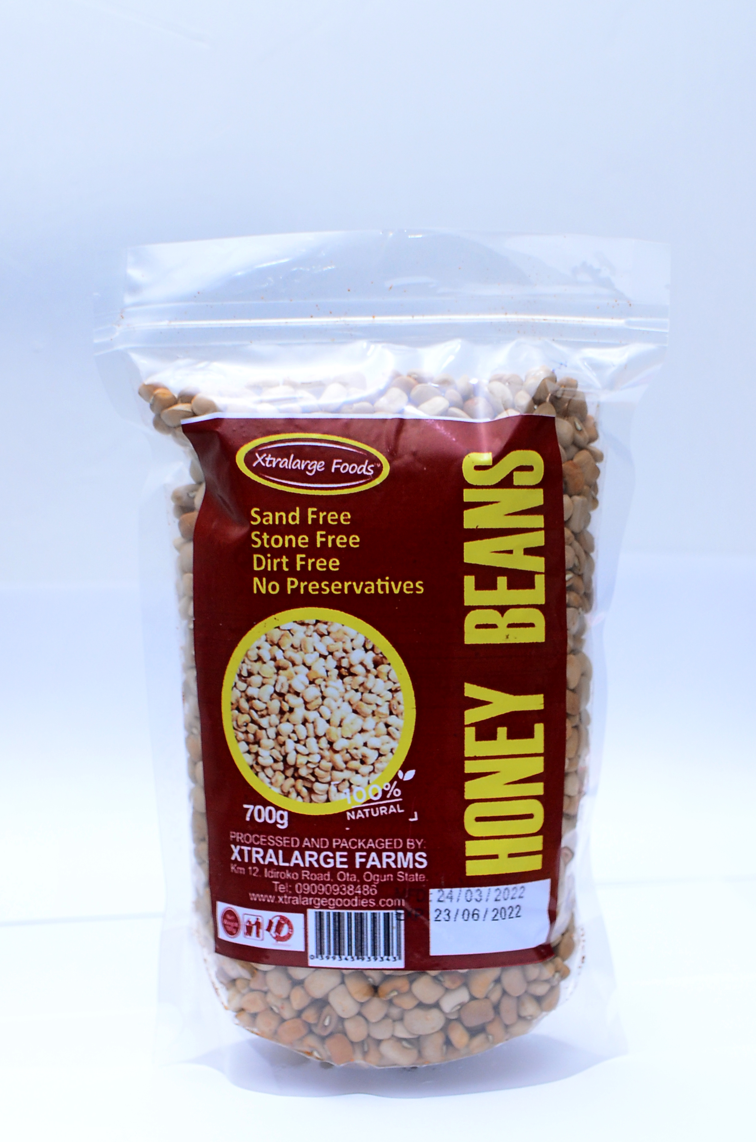 Xtralarge Farms  Honey Beans  700g