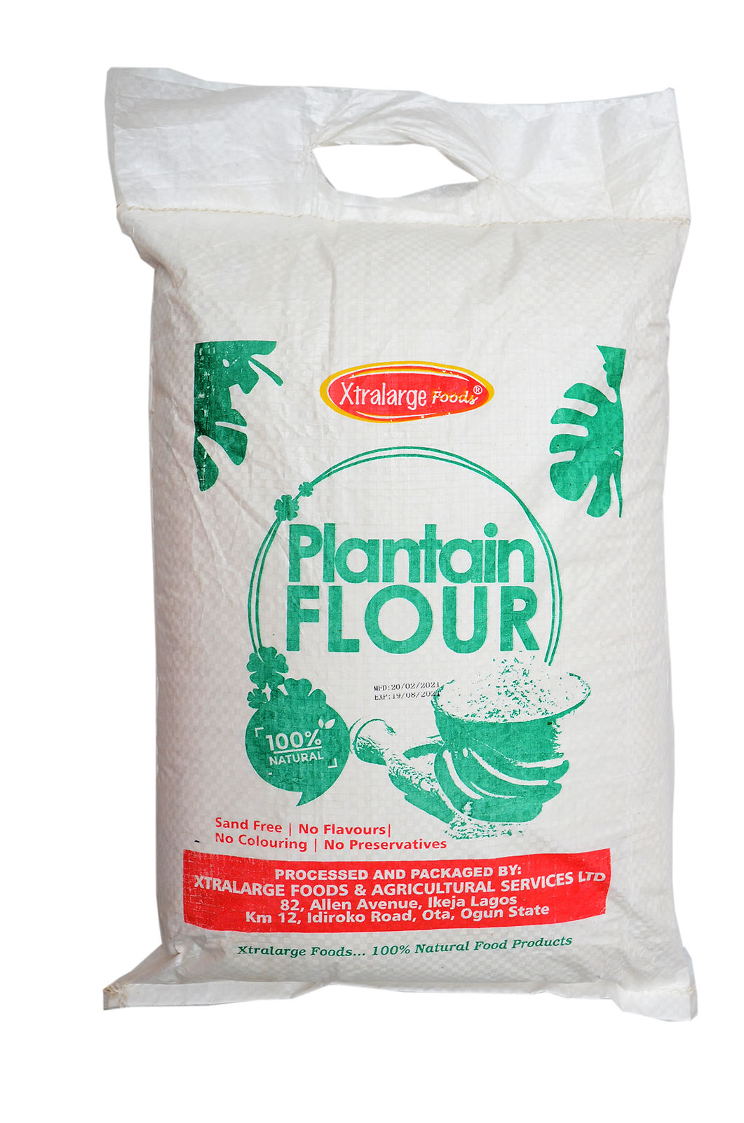 Xtralarge Farms Plantain Flour 5kg